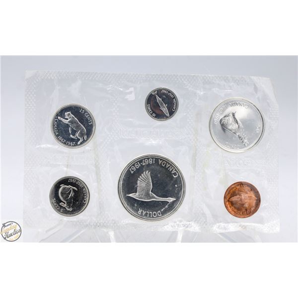 CDN UNC 1967 COIN SET