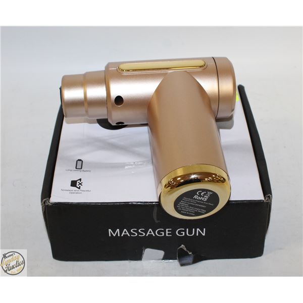 NEW 6PCS PORTABLE MASSAGE GUN SET WITH LED TOUCH