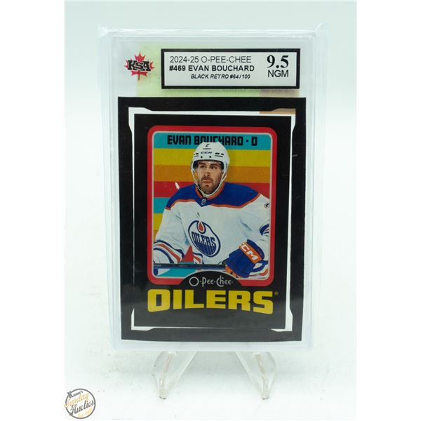 EVAN BOUCHARD 2024-25 O PEE CHEE BLACK