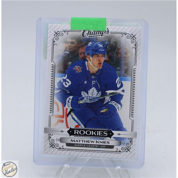 MATTHEW KNIES ROOKIE 2023-24 UPPER DECK