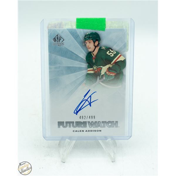 CALEN ADDISON ROOKIE FUTURE WATCH AUTO