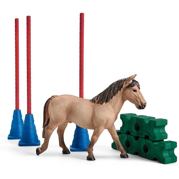 BRAND NEW SCHLEICH FARM WORLD PONY SLALOM