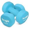 Image 1 : BRAND NEW YES4ALL DUMBBELL 14LBS LIGHT BLUE PAIR