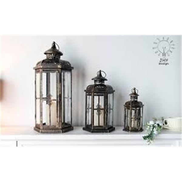 NEW JHY DESIGN SET DECORATIVE LANTERNS