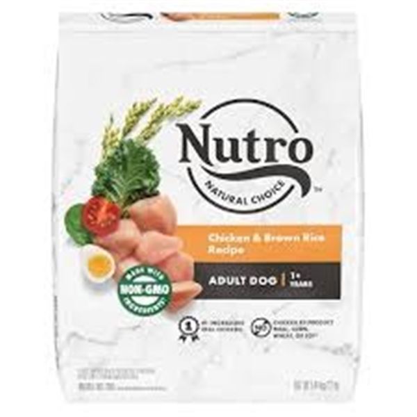 NEW 12LB NUTRO NATURAL CHOICE ADULT DOG CHICKEN