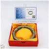 Image 1 : #3038-EMERALD GREEN JADE BANGLE WITH