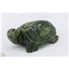 Image 1 : #3041-HAND CRAFTED GREEN JADE TORTOISE