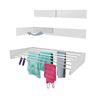 Image 1 : BRAND NEW INVISIBLE FOLDING CLOTHES RACK 40"