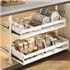 Image 1 : NEW EXPANDABLE CABINET PULL OUT BASKET 4 X 2'