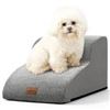 Image 1 : NEW COZY KISS DOG STAIRS 9.7 X 11.8" GREY 2 TIERS