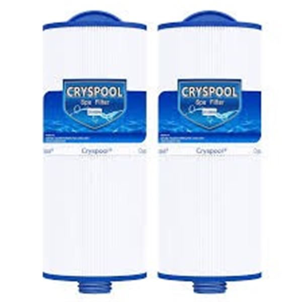 NEW CRYSPOOL SPA FILTER COMPATIBLE TOPS 60 SQ 2PK