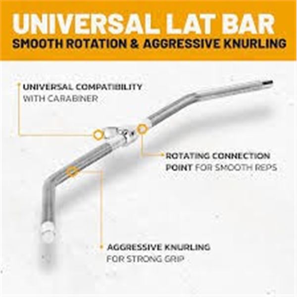 NEW BELLS OF STEEL LAT PULL DOWN BAR 25MM DIAMETER