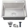 Image 1 : NEW POPFLY 24 X 18 INCH OVERMOUNT SINK