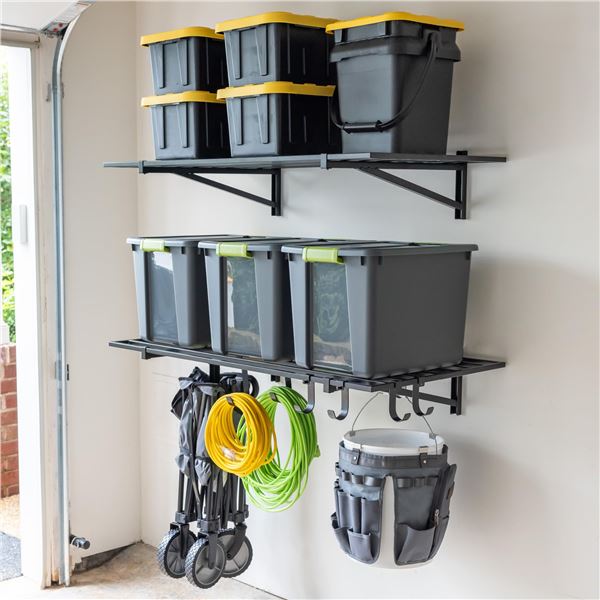 NEW WITH BOX STORE YOUR BOARD WALL SHELVES 2 X 4'