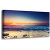 Image 1 : BRAND NEW BEACH SEASCAPE PICTURE CANVAS 20 X 40"