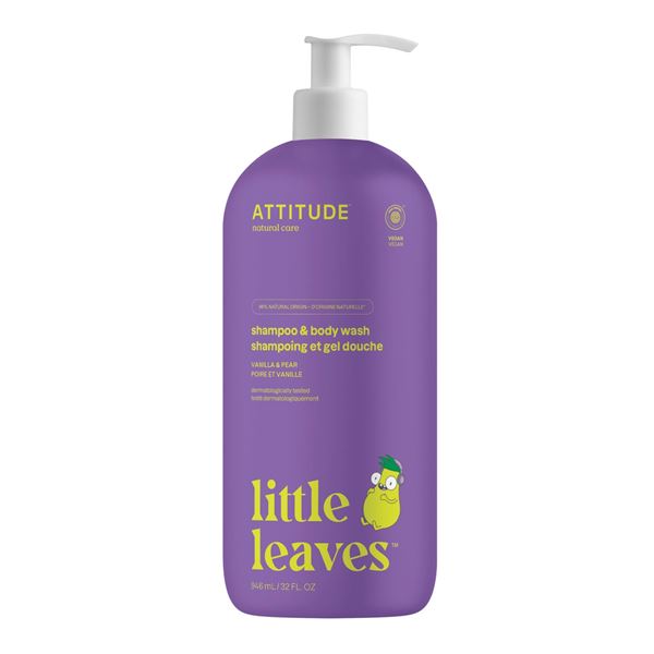 NEW 946ML ATTITUDE SHAMPOO & BODY WASH