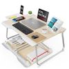 Image 1 : NEW SAIJI FOLDING BED DESK FOR LAPTOP 25.6 X 19.3"