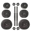 Image 1 : NEW SUNNY 40 LB VINYL DUMBBELL SET