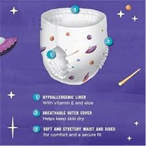 NEW WITH BOX 38CT MAMA BEAR NIGHTTIME UNDERWEAR