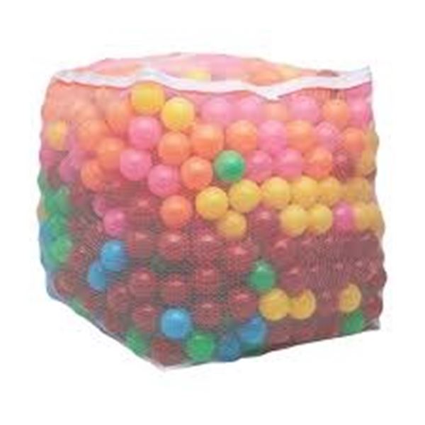 NEW AMAZON BASICS 1000CT PLASTIC BALLS WITH STORAG