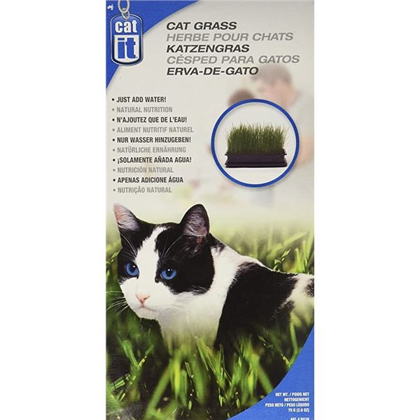 NEW 2 X 75G CAT IT CAT GRASS