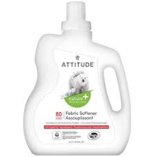 NEW 2L ATTITUDE 80 LOADS FABRIC SOFTENER GRAPEFRUI