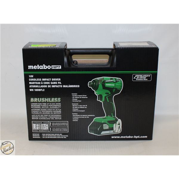 BRAND NEW METABO HPT 18VOLT CORDLESS IMPACT DRIVER