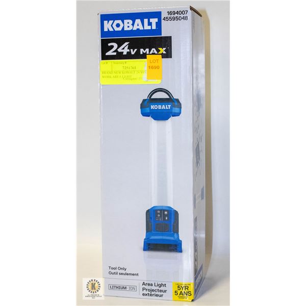 BRAND NEW KOBALT 24 VOLT WORK AREA LIGHT