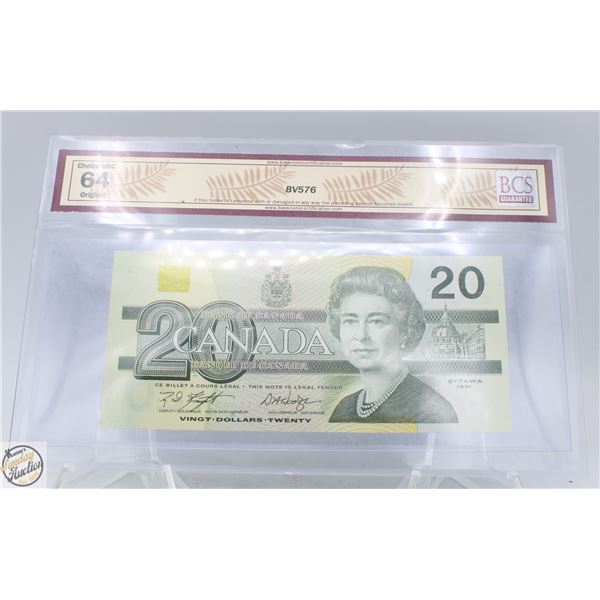 BANK OF CANADA $20 BCS