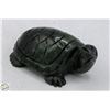 Image 1 : #2993-HAND CRAFTED GREEN JADE TORTOISE