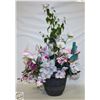 Image 1 : ARTIFICIAL FLOWERS IN POT OUTDOOR ARRANGEMENTS