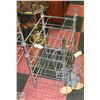 Image 1 : 20 BOTTLE METAL WINERACK 31X13IN+2 BOTTLE DECR SET