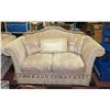 Image 1 : ESTATE DEEP SEAT LOVE SEAT WITH CARVED ACCENTS AND