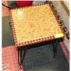 Image 1 : TILE TOP TABLE H-18"