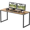 Image 1 : NEW ASSEMBLED SHW 48" RUSTIC BROWN DESK