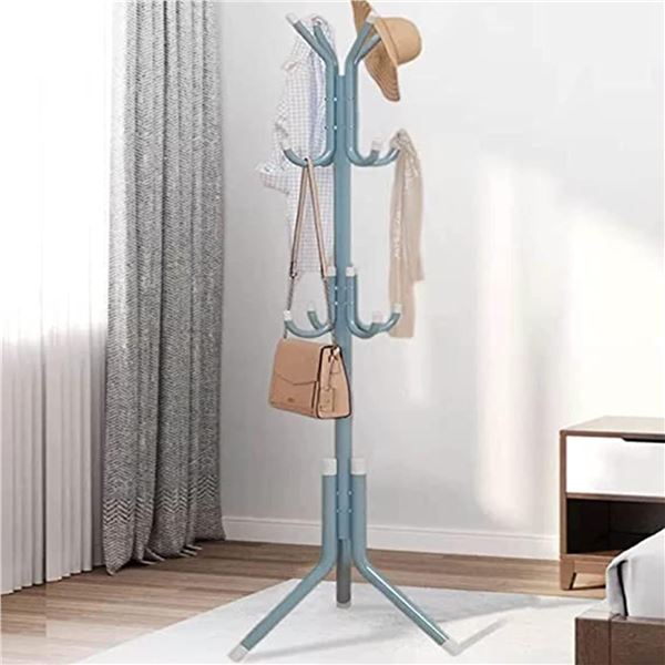 NEW ASSEMBLED FREE STANDING COAT/HAT RACK
