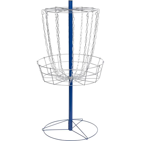 NEW ASSEMBLED PERTABLE METAL DISC FRISBEE GAME