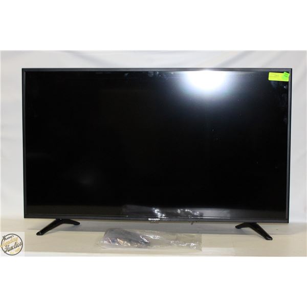 SHARP 40” SMART T.V.