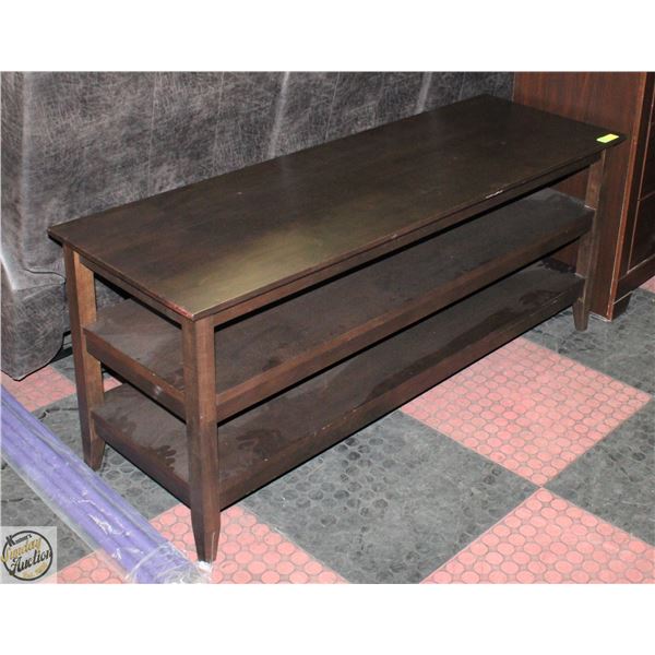 SOLID WOOD 3 TIER T.V. STAND