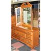 Image 1 : NADEAU SOLID WOOD DRESSER W. MIRROR