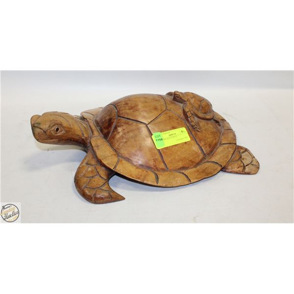 WOODEN SEA TURTLE