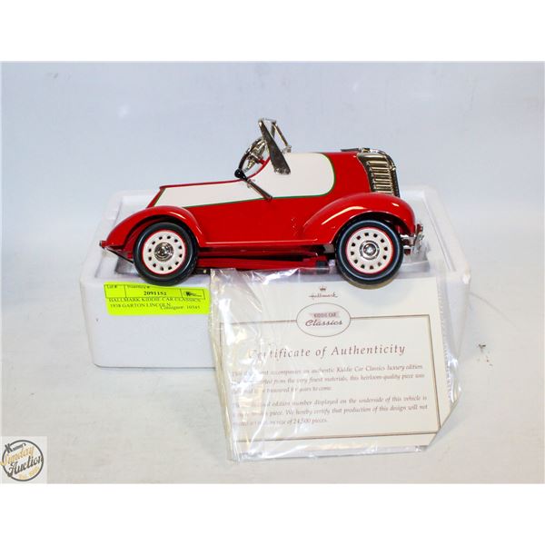 HALLMARK KIDDIE CAR CLASSICS 1938 GARTON LINCOLN