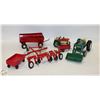 Image 1 : FLAT OF DIECAST TRACTORS AND FARM EQUIPMENT