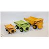 Image 1 : LOT OF 3 TONKA TRUCKS