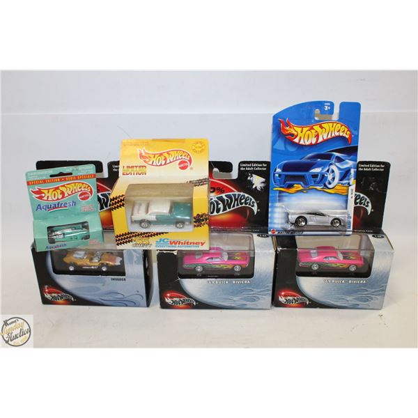 LOT OF 5 VINTAGE HOTWHEELS IN ORIGINAL PACKAGE