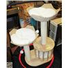 Image 1 : NEW ASSEMBLED SMALL CAT BED SCRATCHING POST H-39"