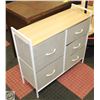 Image 1 : NEW ASSEMBLED 5 FABRIC DRAWER STORAGE CABINET