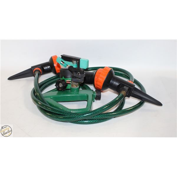 DAISY CHAIN GARDEN SPRINKLER SET W/TIMER 4