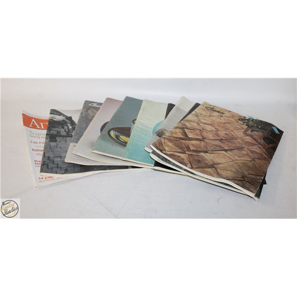 10 OLD CERAMIC-MAKING MAGAZINES FROM 1977