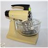 Image 1 : OLD SUNBEAM MIXER TESTED WORKING W/ORIGINAL BOWLS+